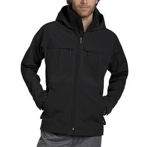 Nau Shroud of Purrin Black Hooded Softshell Jacket Size M